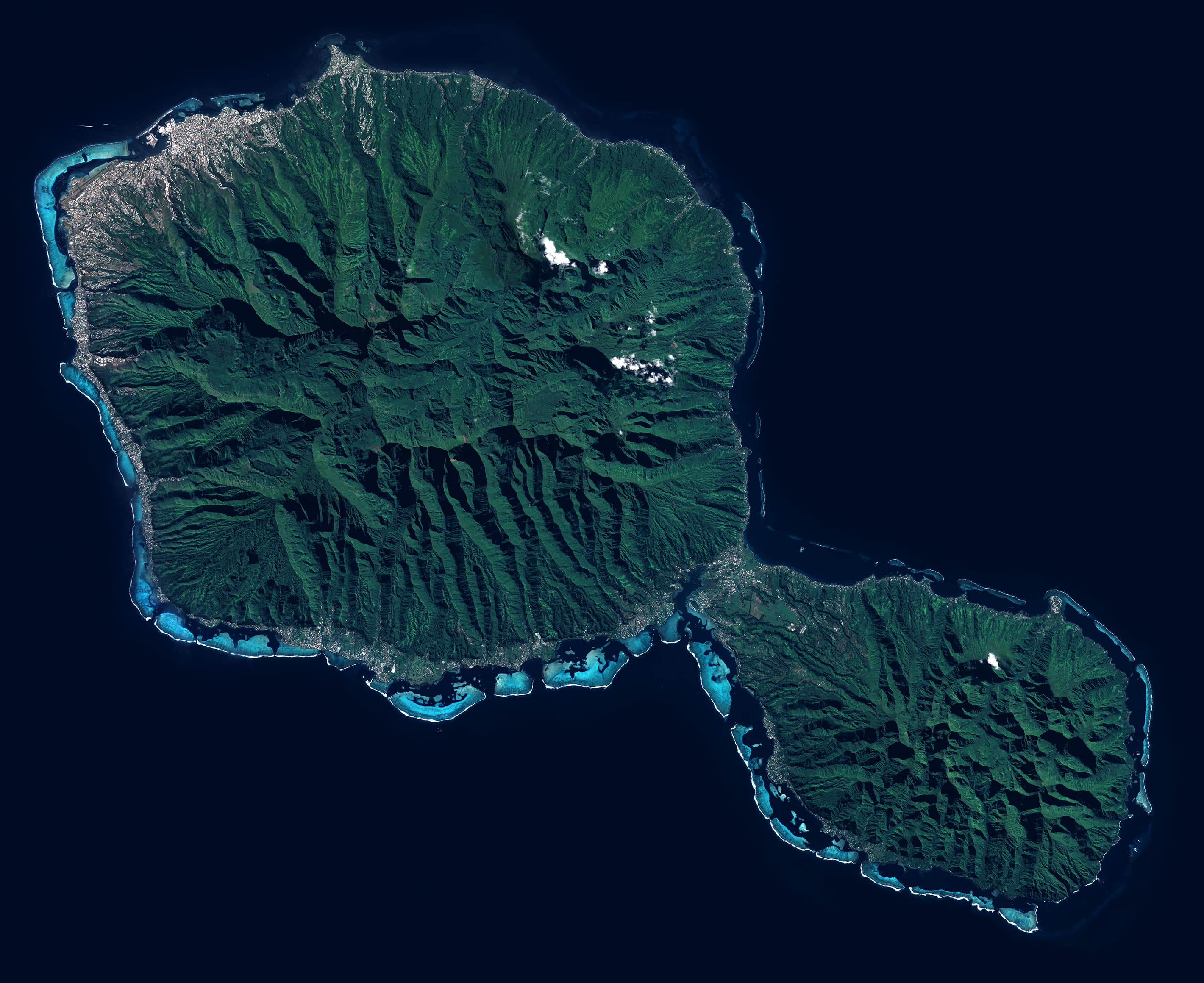 Vue de Tahiti